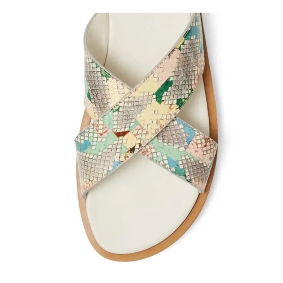 Jimmy Choo PALMO Sunrise Mix Rainbow Elaphe Sandals NWT EU 40.5 / US 9.5 - Picture 3 of 6